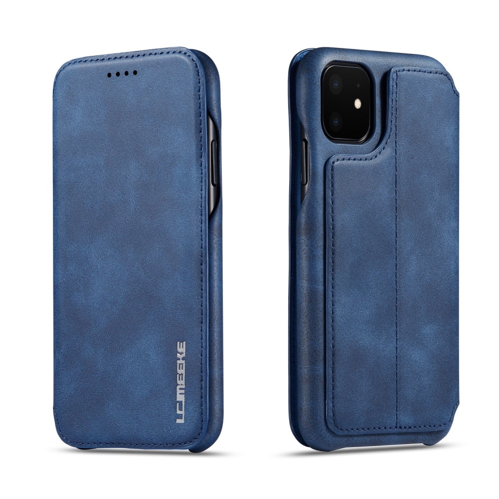 Slim Portemonnaie-Hülle iPhone 11 Blau