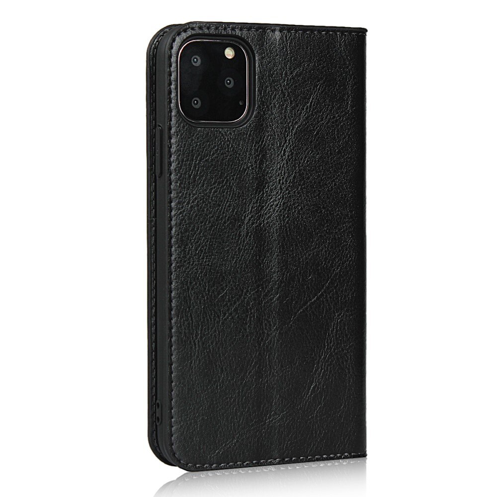 iPhone 11 Pro Handytasche aus Echtem Leder schwarz