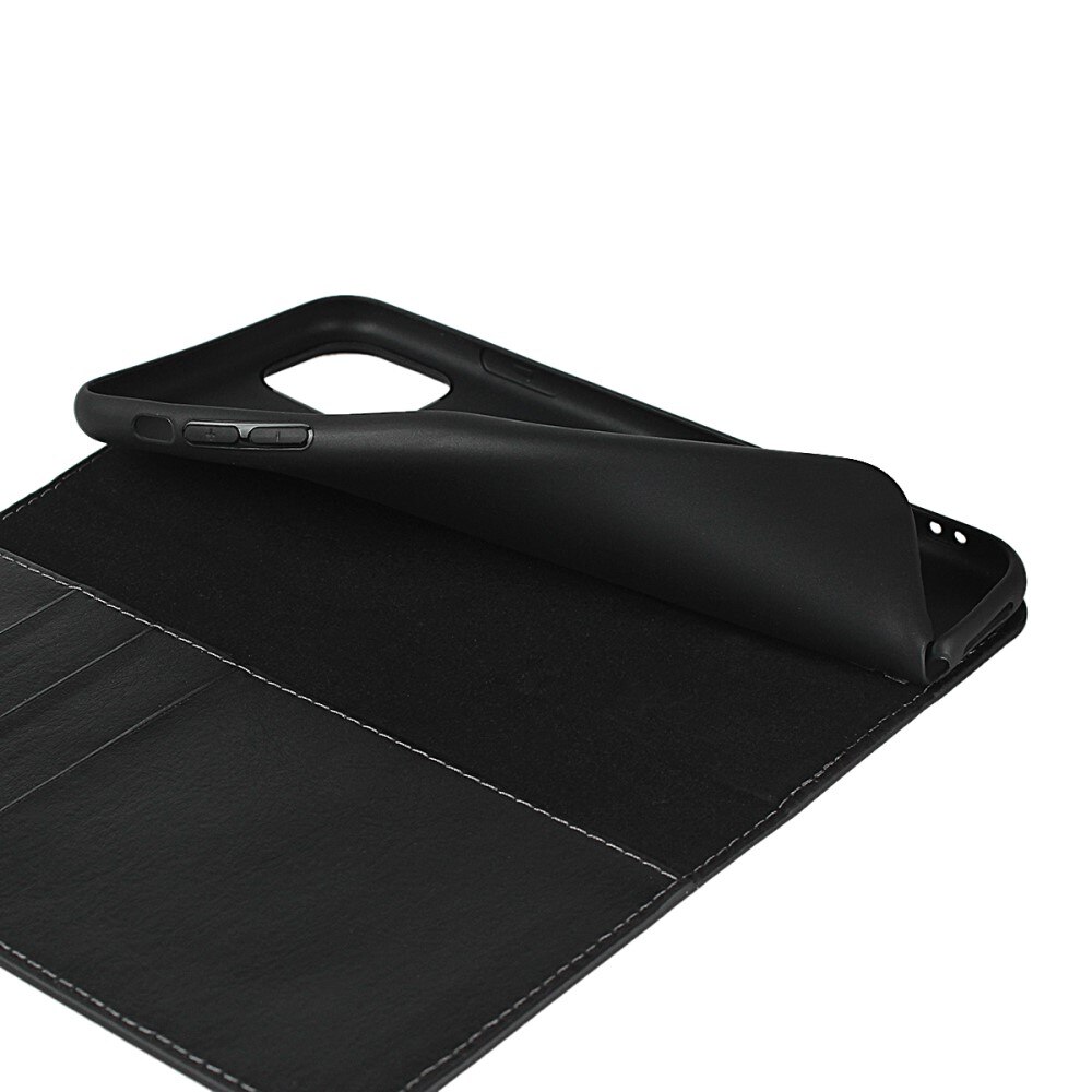 iPhone 11 Pro Handytasche aus Echtem Leder schwarz