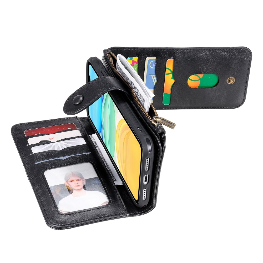 iPhone 11 Magnet Leather Multi-Wallet schwarz