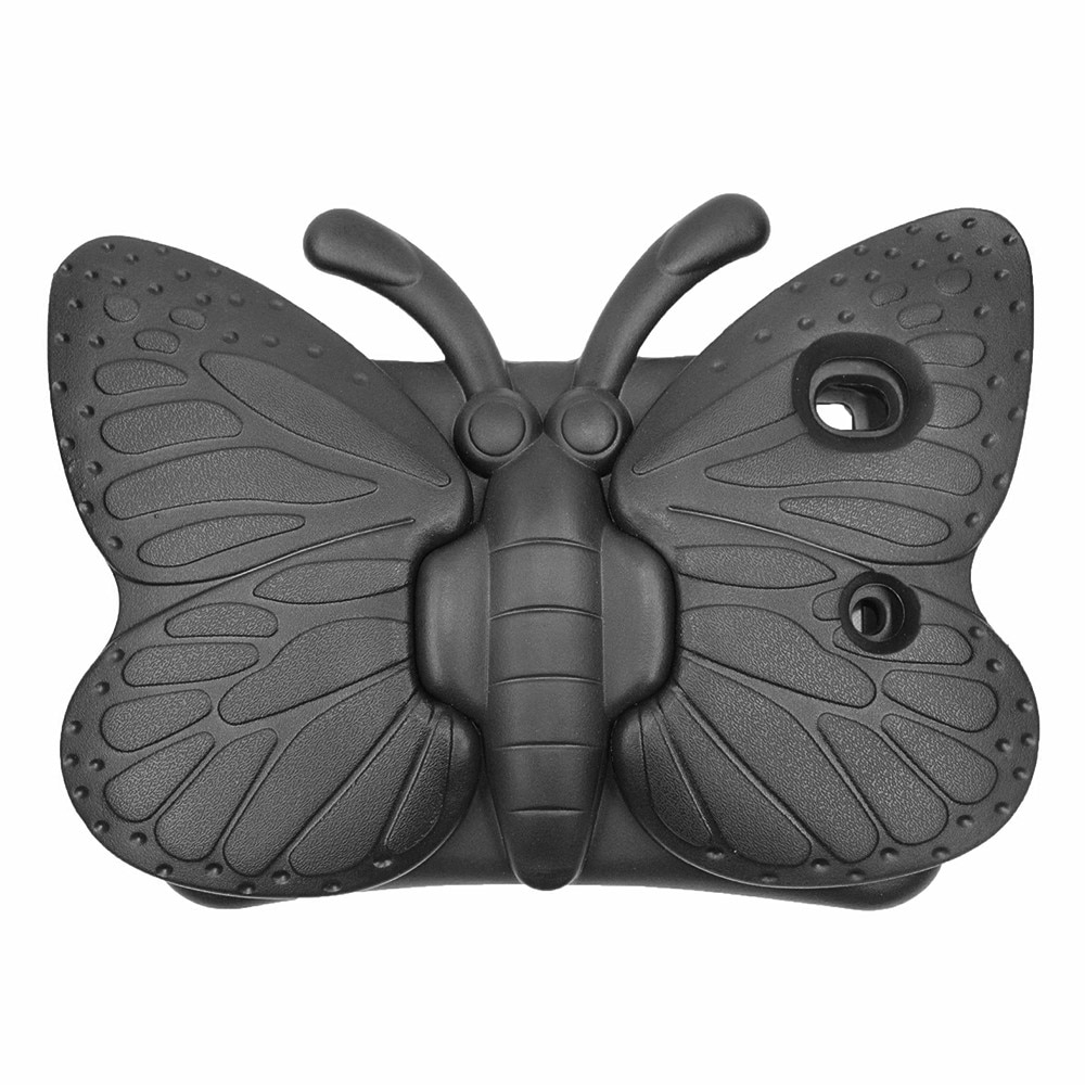 iPad 10.2 Kinder Hülle Schmetterling Schwarz