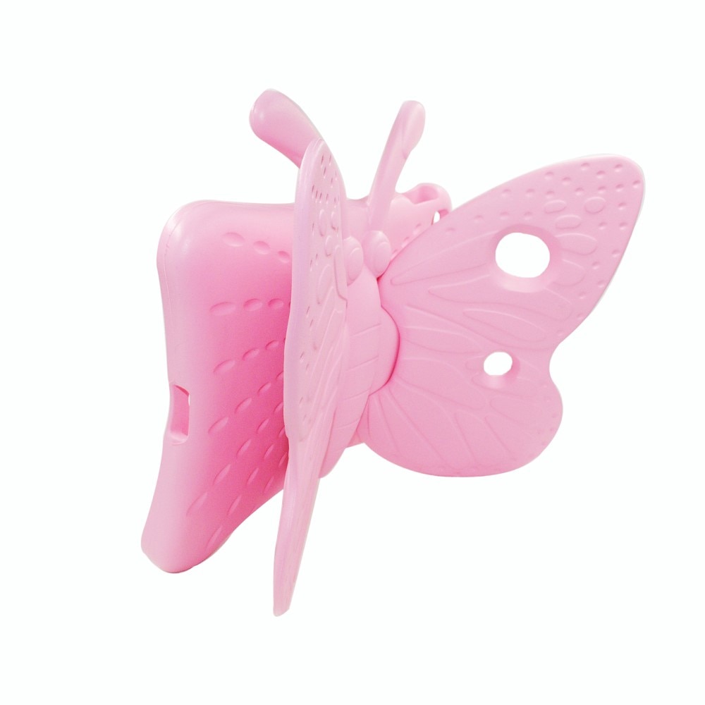 iPad 10.2 9th Gen (2021) Kinder Hülle Schmetterling rosa