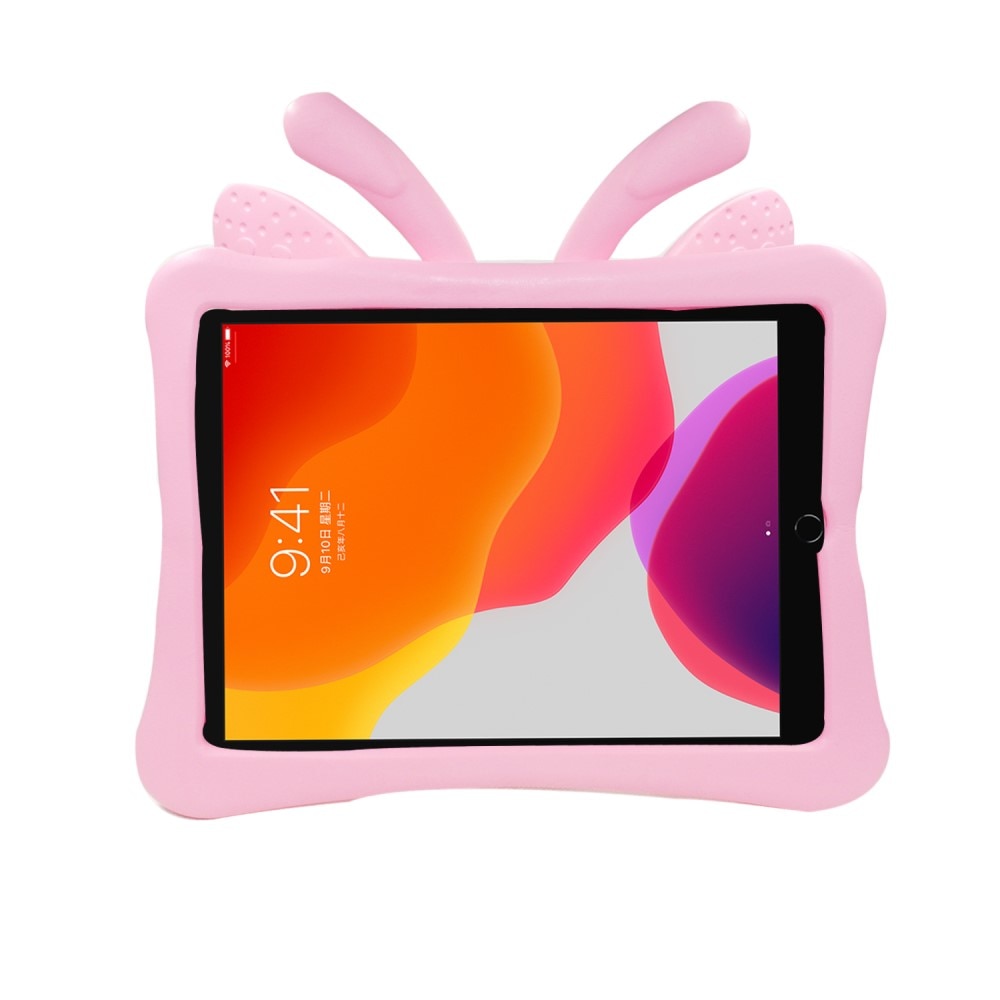iPad 10.2 8th Gen (2020) Kinder Hülle Schmetterling rosa