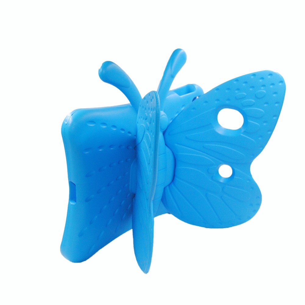 iPad 10.2 9th Gen (2021) Kinder Hülle Schmetterling blau