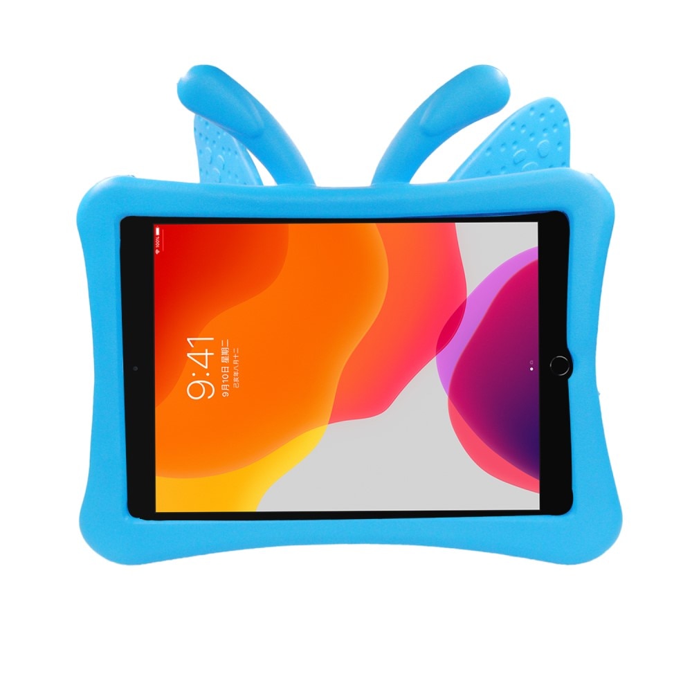 iPad 10.2 7th Gen (2019) Kinder Hülle Schmetterling blau