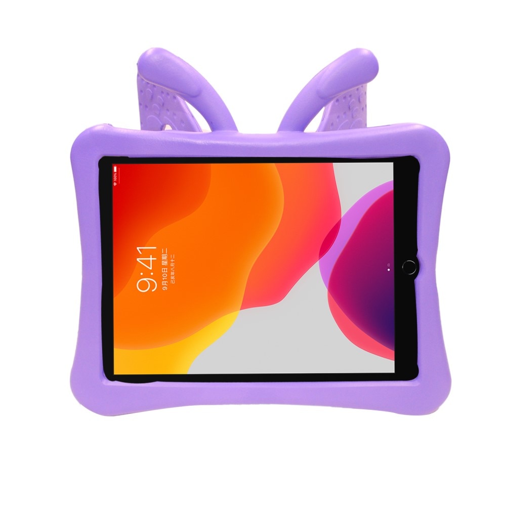 iPad 10.2 8th Gen (2020) Kinder Hülle Schmetterling lila