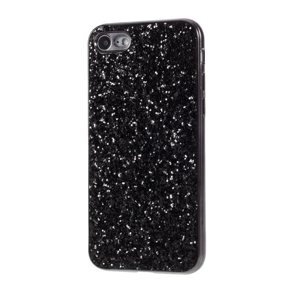 iPhone 8 Glitzerhülle schwarz