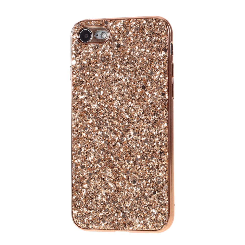 iPhone 7 Glitzerhülle roségold