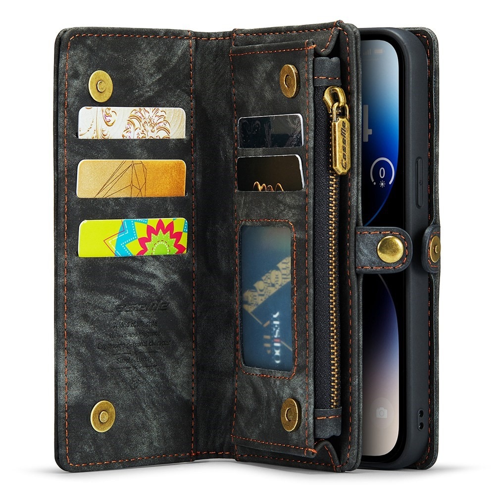 Multi-slot Portemonnaie-Hülle iPhone 12 Pro Max Grau