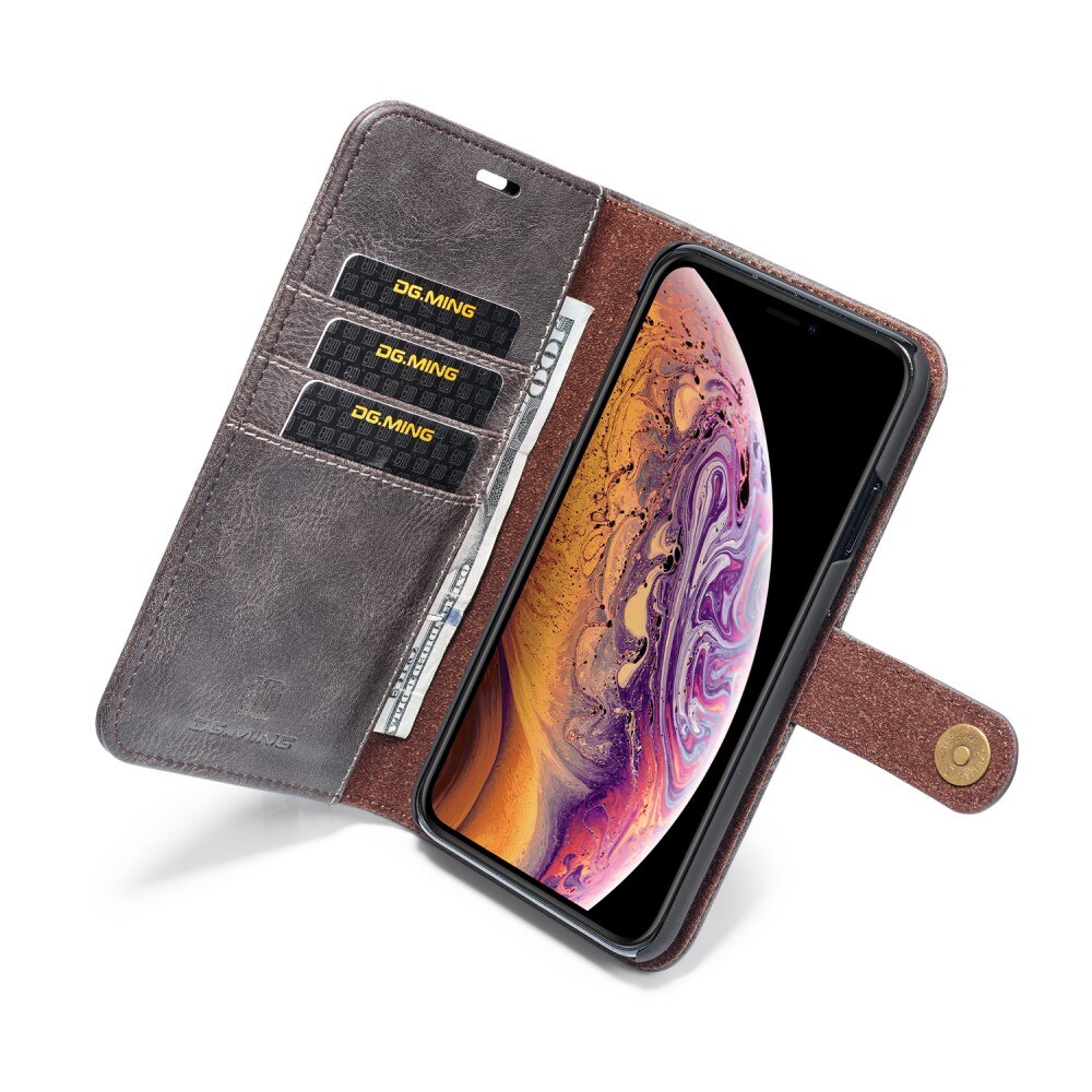 Handytasche Magnetische iPhone Xs Max Brown