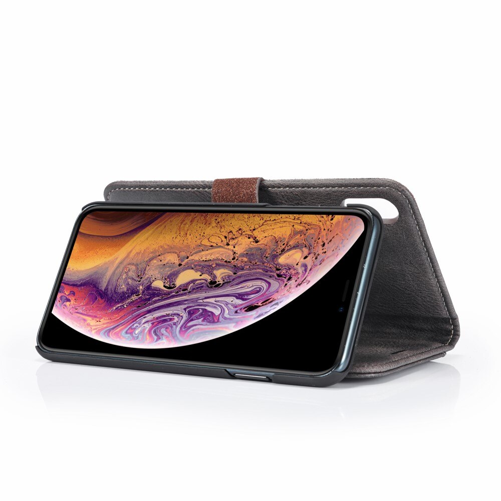 Handytasche Magnetische iPhone Xs Max Brown