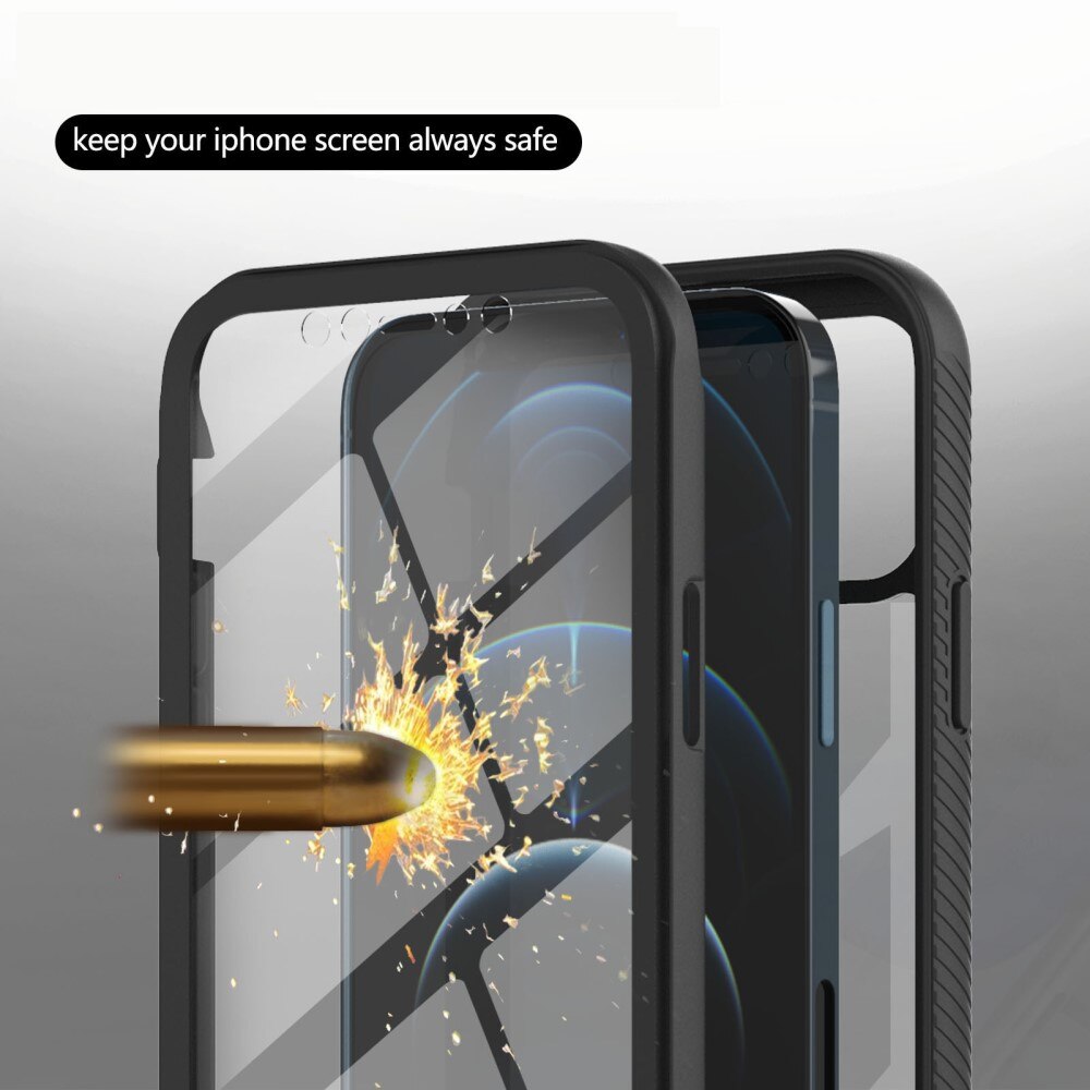 iPhone 12 Pro Max Full Protection Case Schwarz