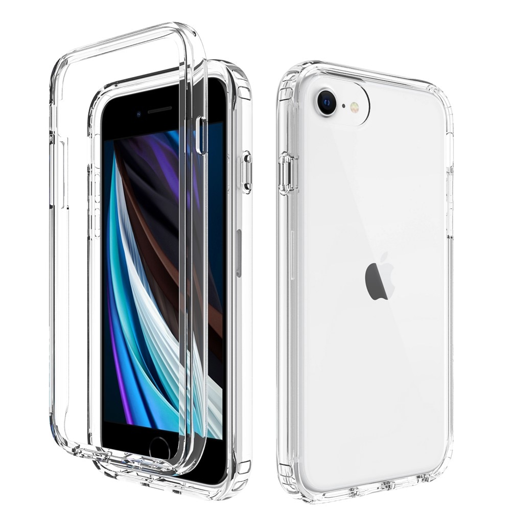 iPhone 7/8/SE Full Cover Hülle transparent