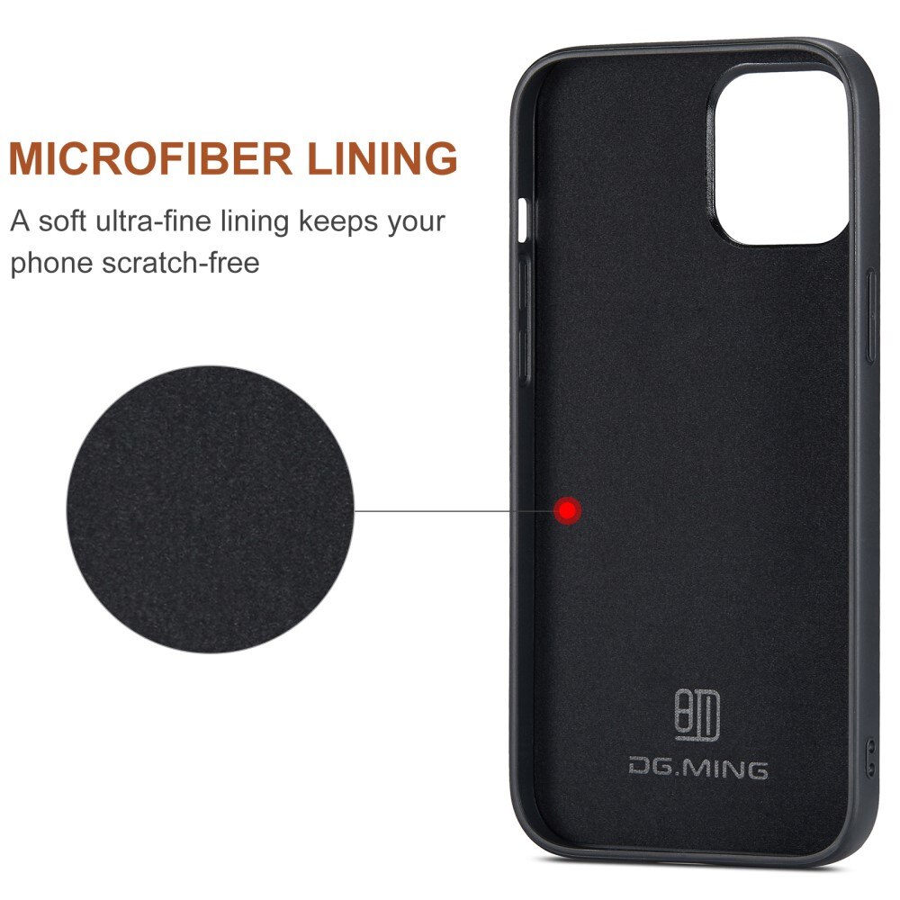 Magnetic Card Slot Case iPhone 12 Pro Max Schwarz