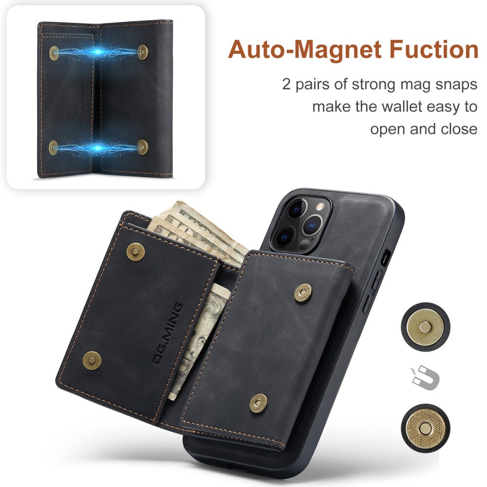 Magnetic Card Slot Case iPhone 12 Pro Max Black