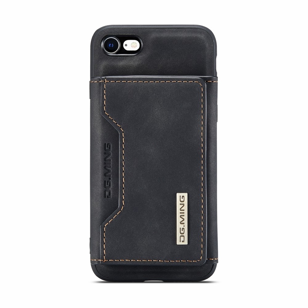 Magnetic Card Slot Case iPhone SE 2022 Schwarz