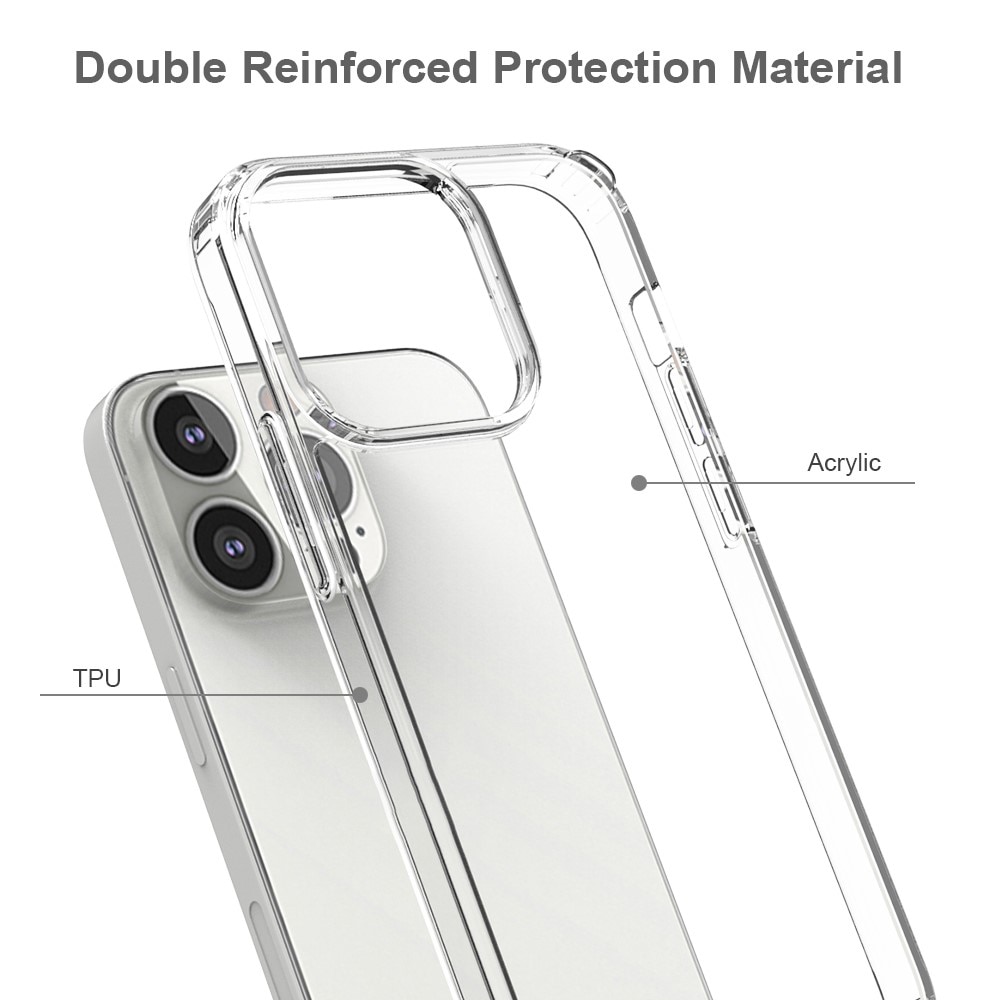 iPhone 13 Pro hybride Handyhülle Crystal Hybrid, durchsichtig