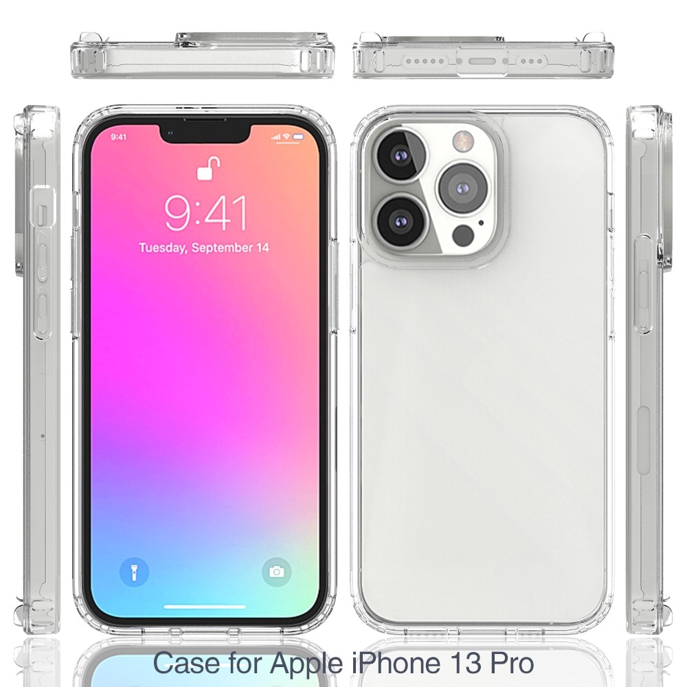 iPhone 13 Pro hybride Handyhülle Crystal Hybrid, durchsichtig