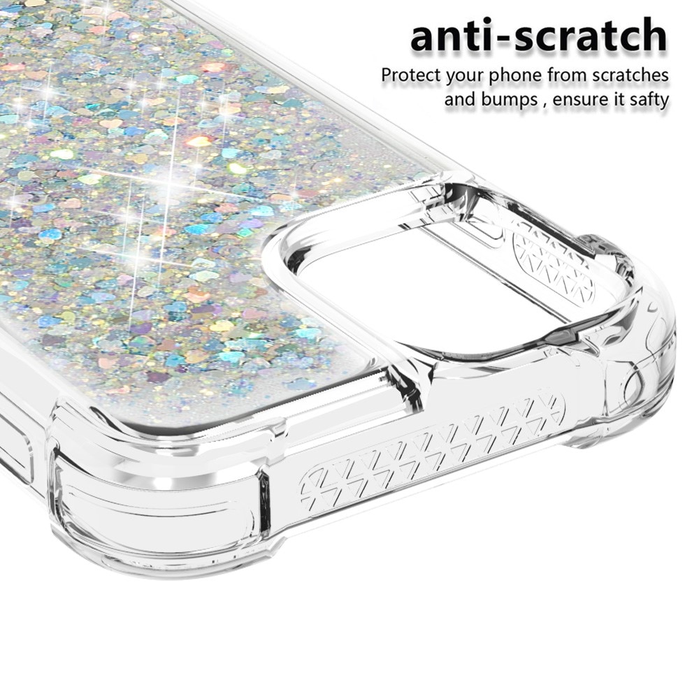 iPhone 13 Mini Glitter Powder TPU Case Silber