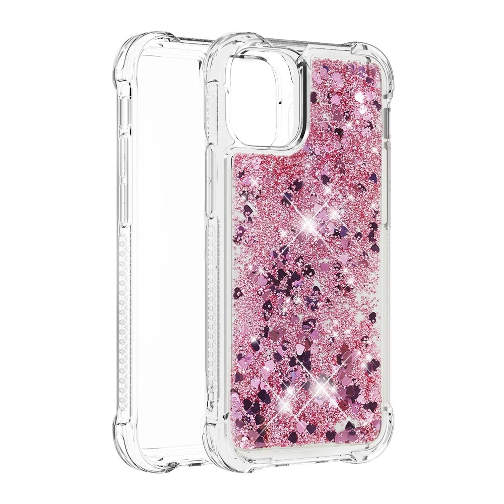 iPhone 13 Glitter Powder TPU Case Roségold
