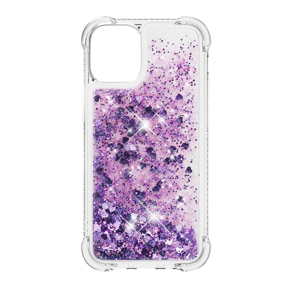 iPhone 13 Glitter Powder TPU Case Lila