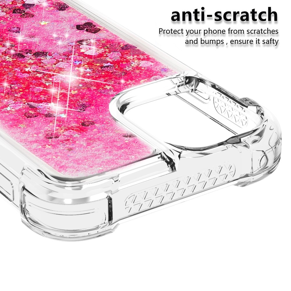 iPhone 13 Glitter Powder TPU Case Rosa