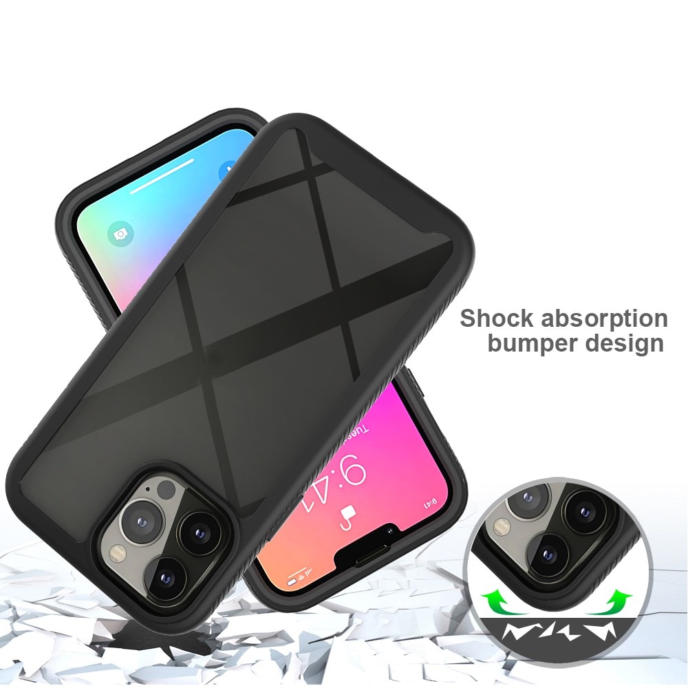 Apple iPhone 13 Pro Max Full Cover Hülle Schwarz