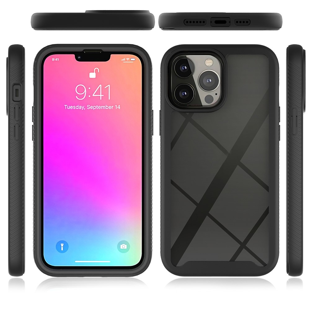 iPhone 13 Pro Max Full Cover Hülle Schwarz