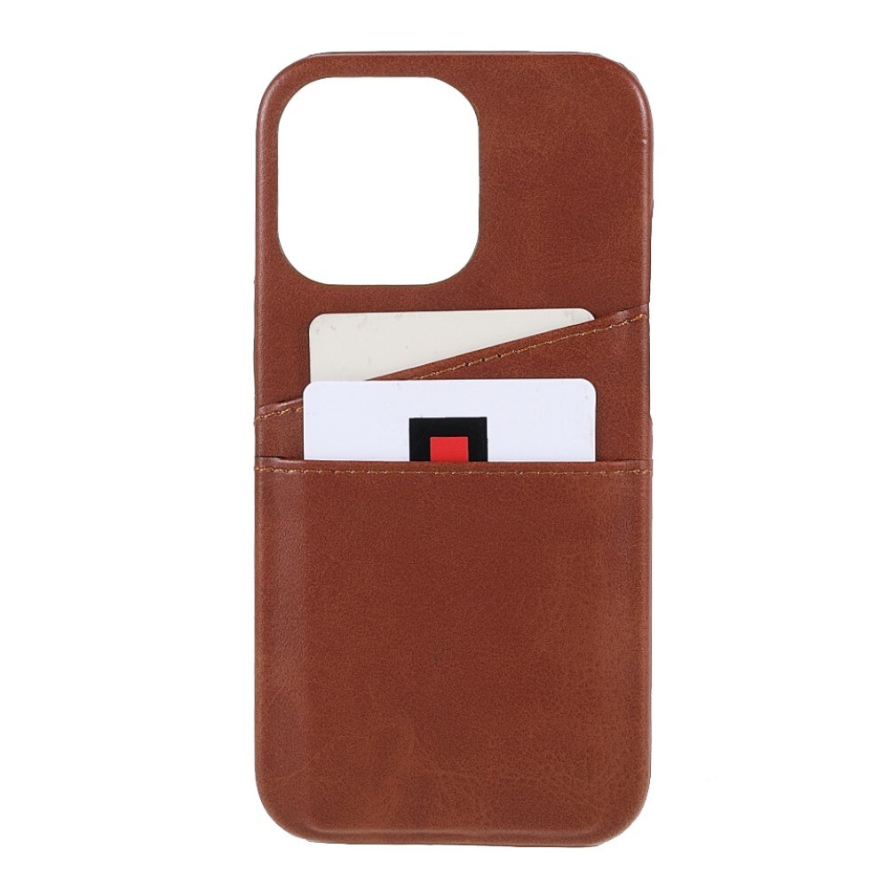 Card Slots Case iPhone 13 Pro Max Brown