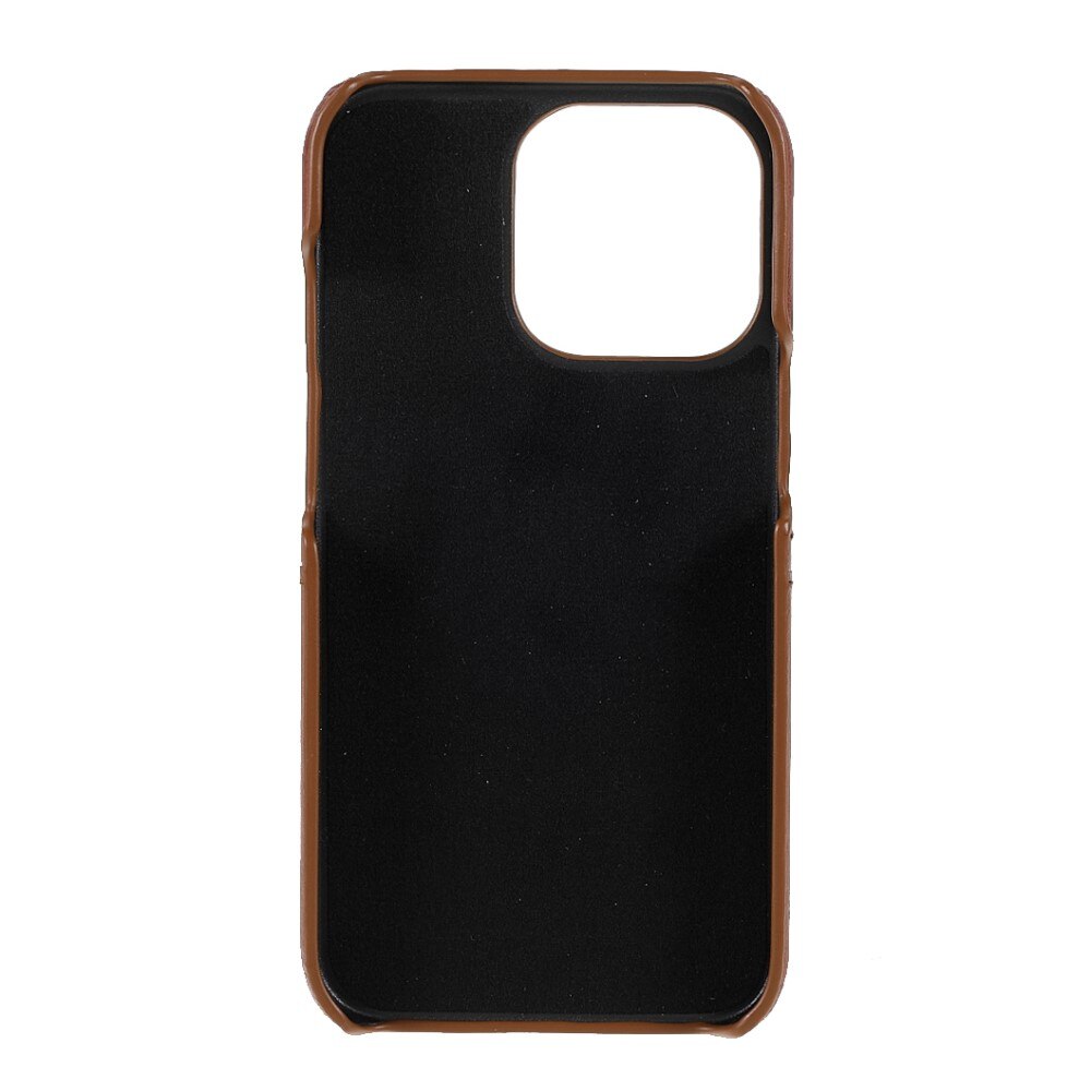 Card Slots Case iPhone 13 Pro Max Brown