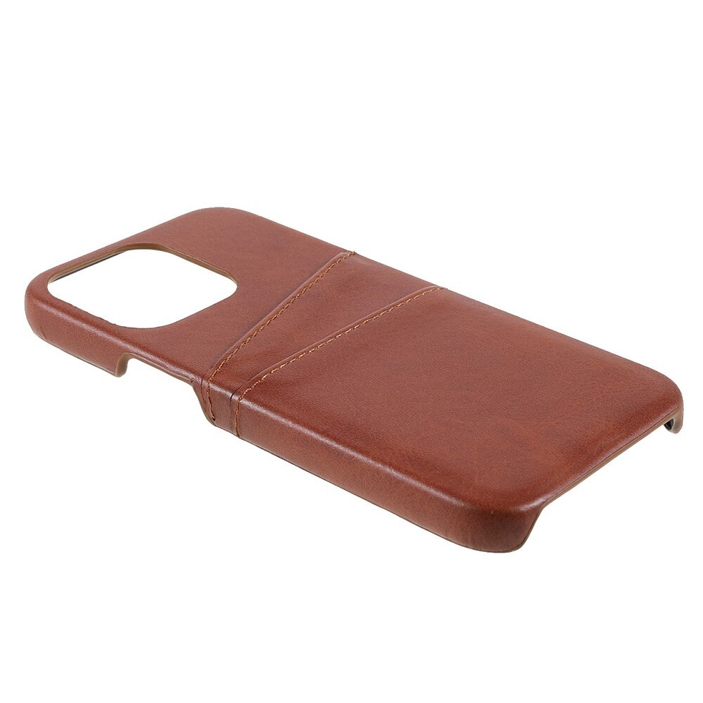 Card Slots Case iPhone 13 Pro Max Brown