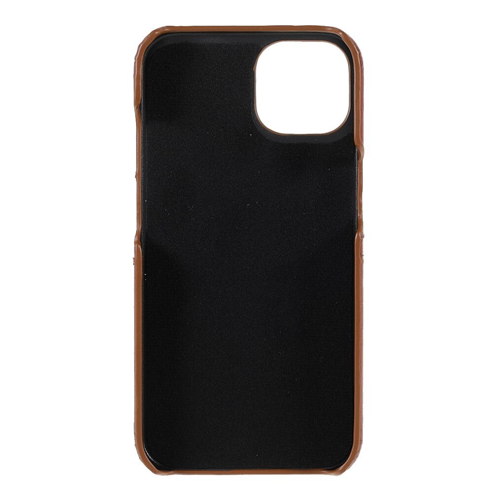 Card Slots Case iPhone 13 Brown