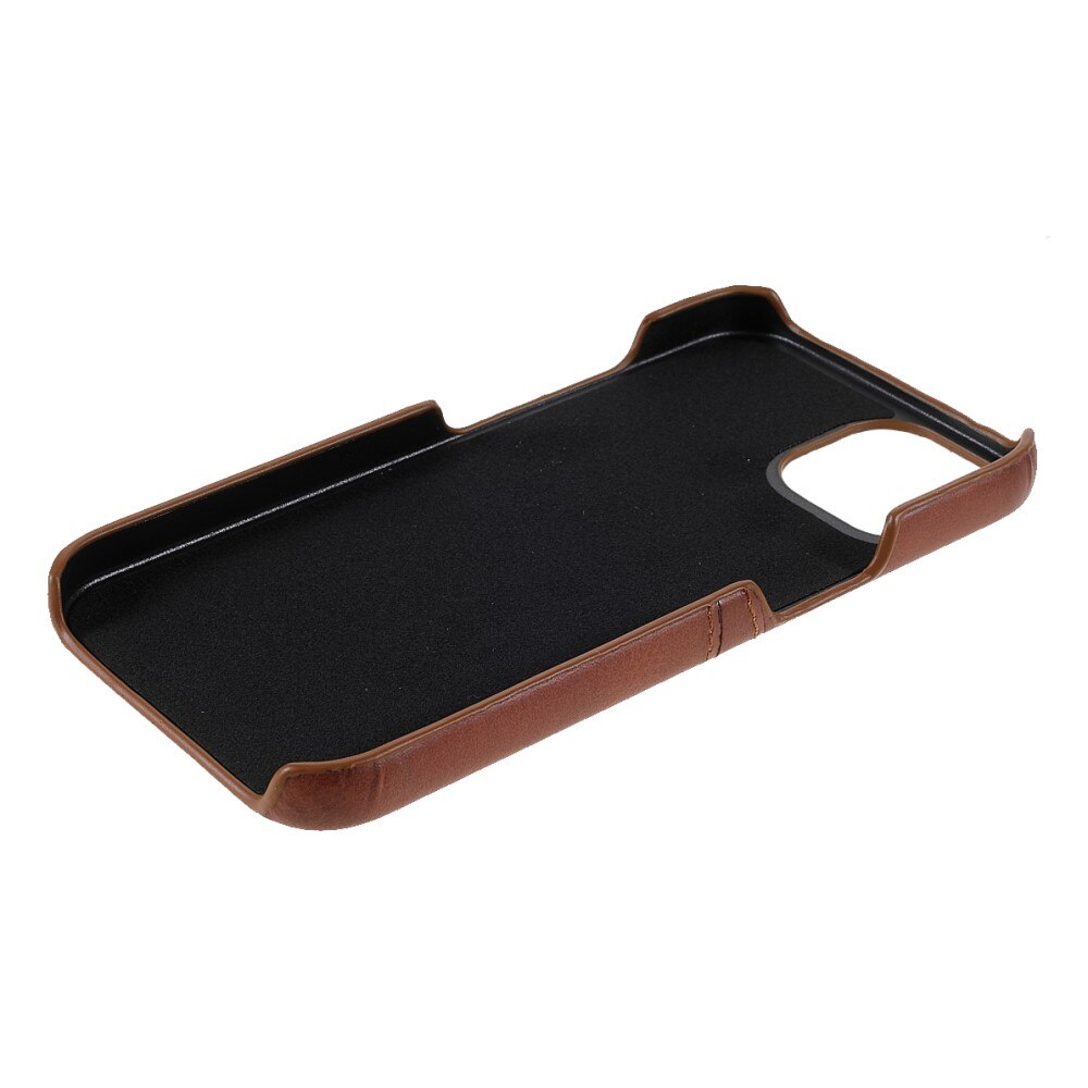 Card Slots Case iPhone 13 Brown