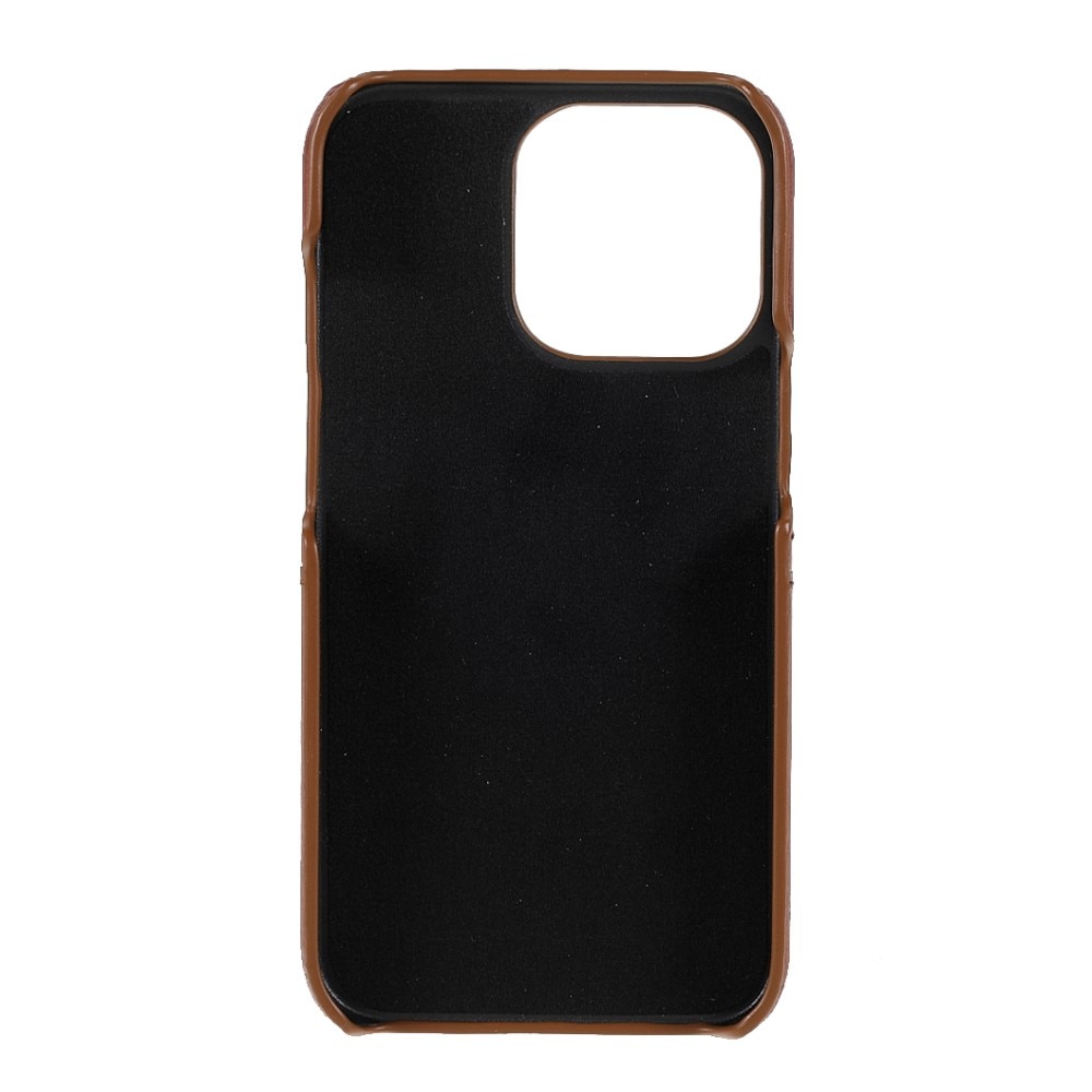 Card Slots Case iPhone 13 Pro Brown