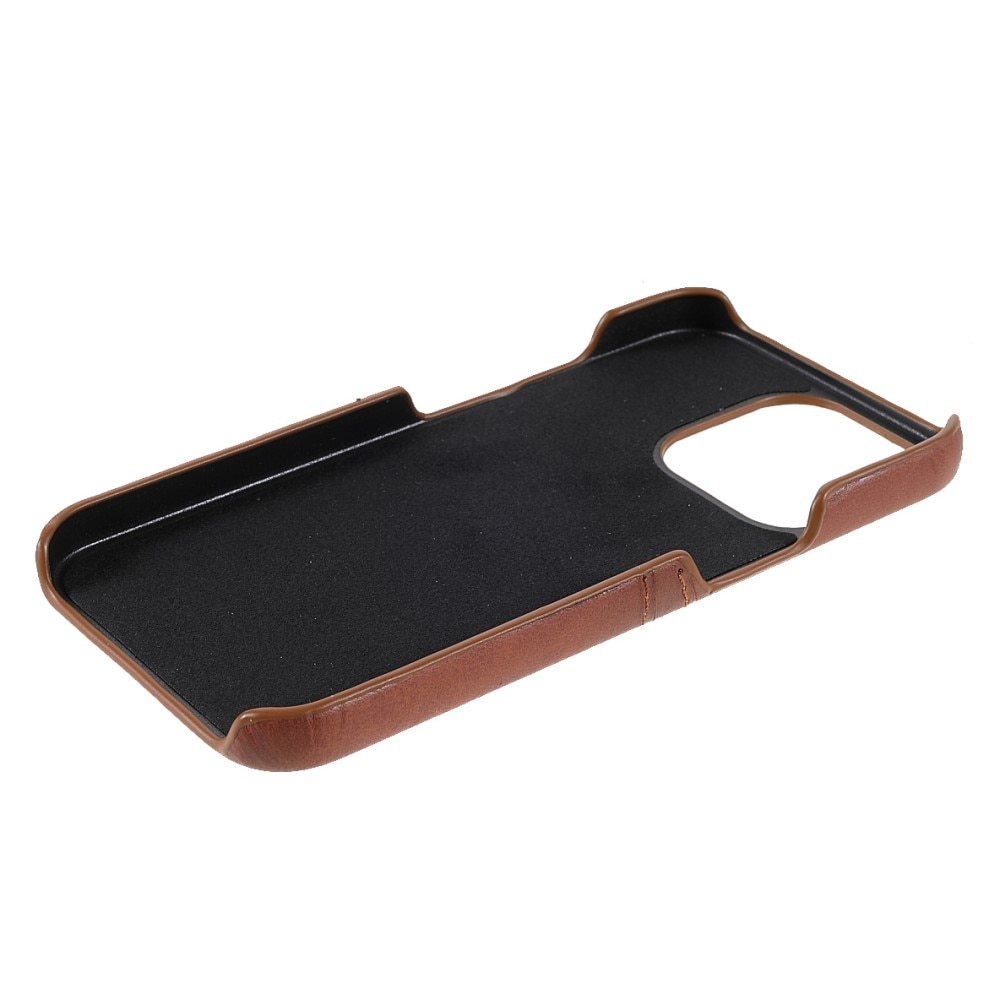 Card Slots Case iPhone 13 Pro Brown