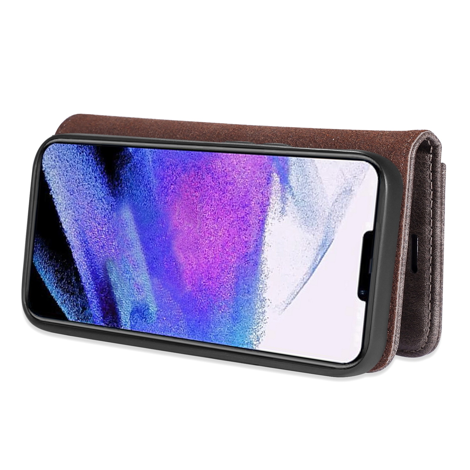 Handytasche Magnetische iPhone 13 Pro Brown