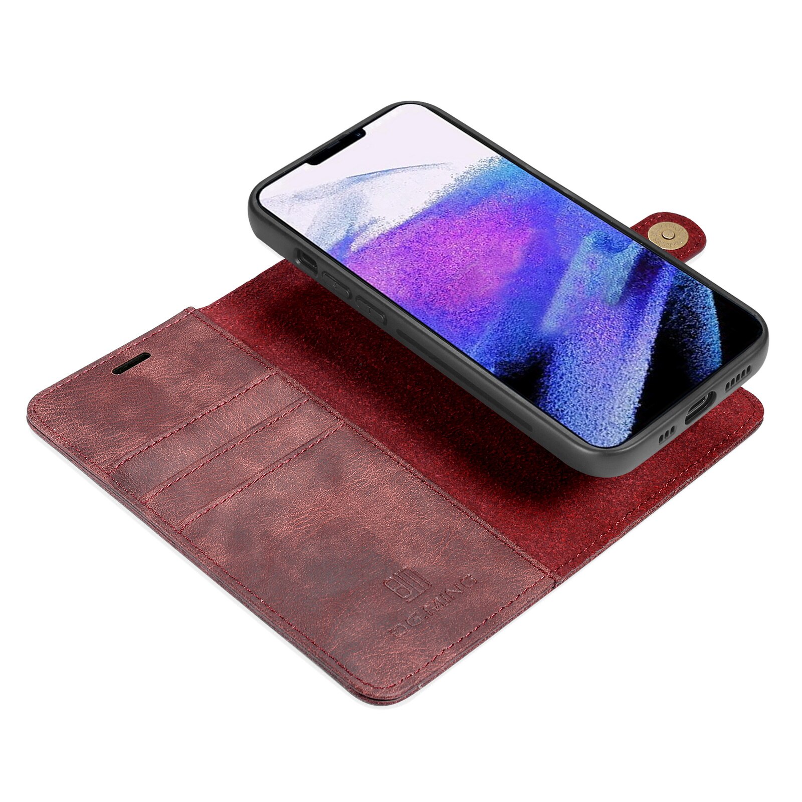 Handytasche Magnetische iPhone 13 Pro Max Rot