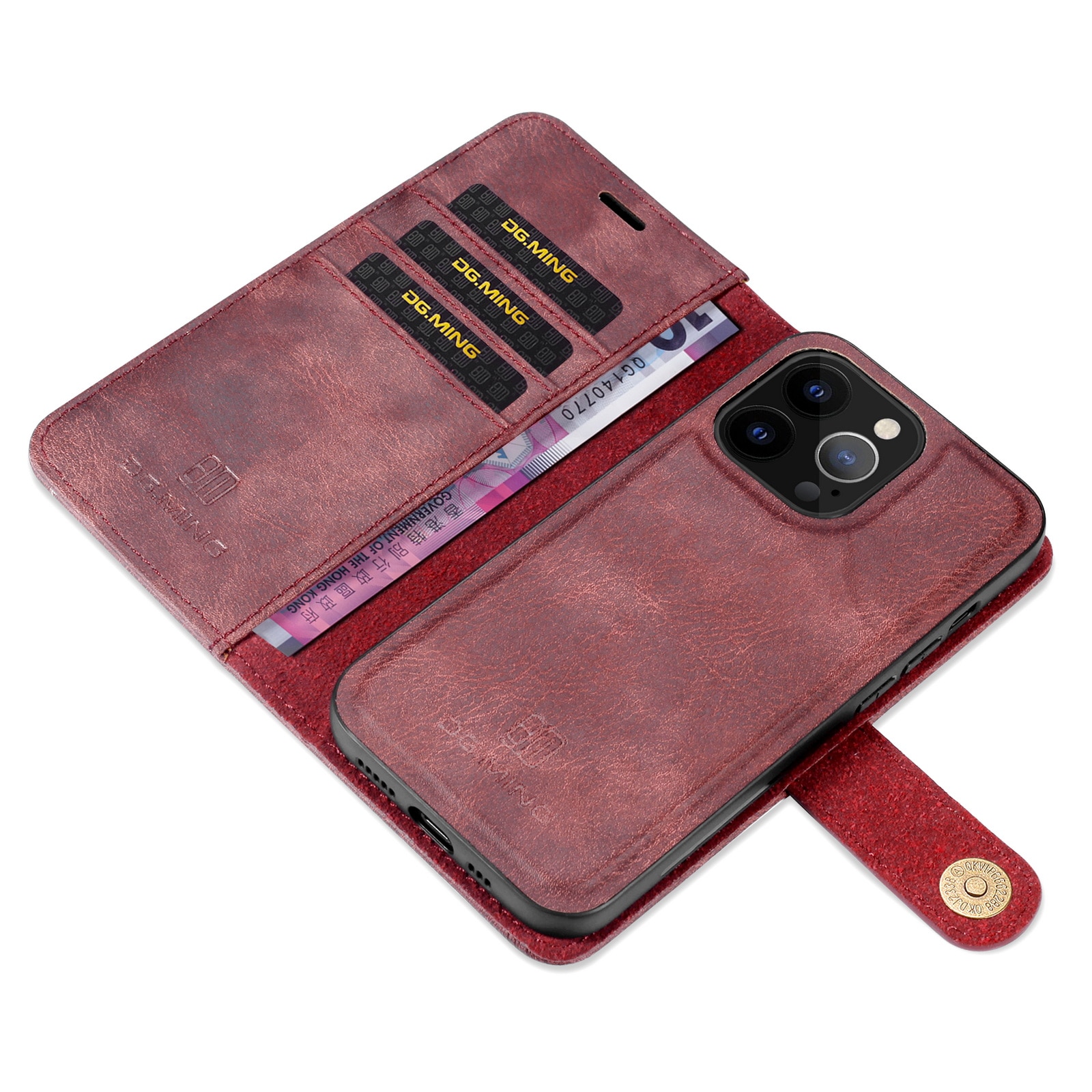 Handytasche Magnetische iPhone 13 Pro Max Rot