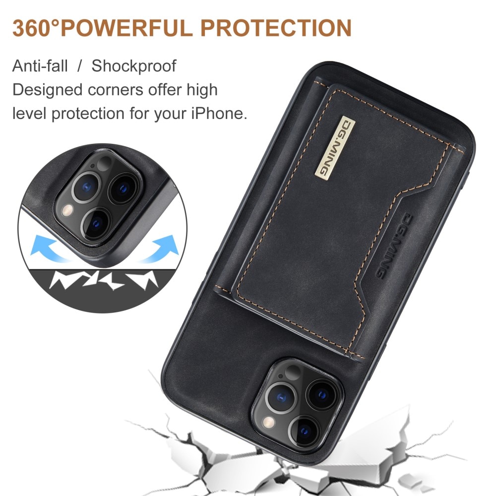 Magnetic Card Slot Case iPhone 13 Pro Max Schwarz