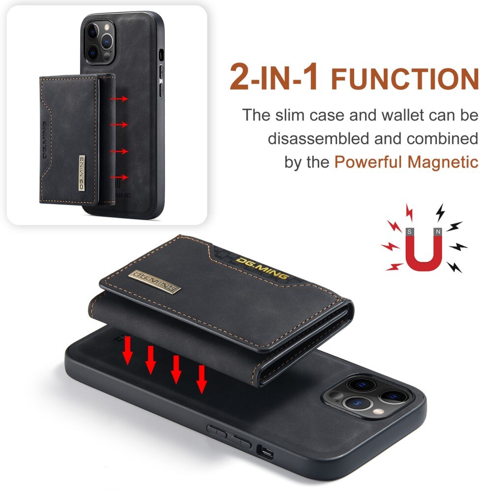 Magnetic Card Slot Case iPhone 13 Pro Max Schwarz