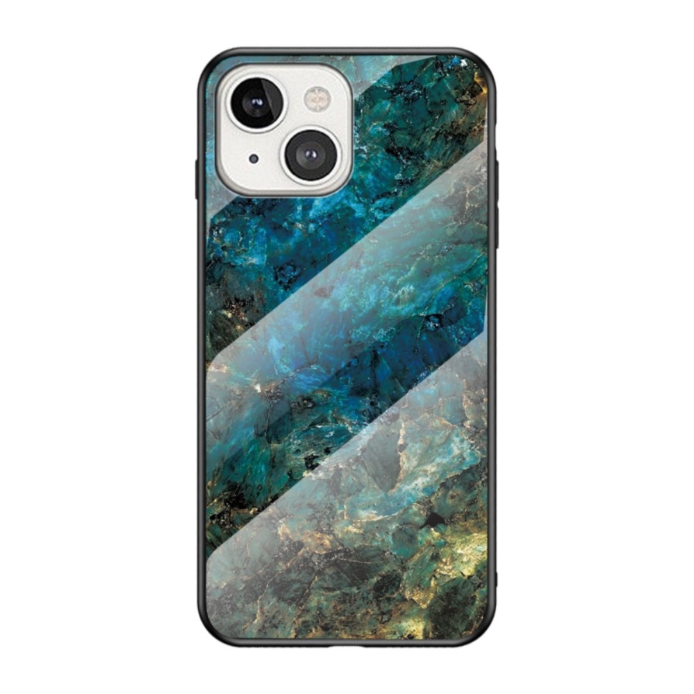 iPhone 13 Hülle aus gehärtetem Glas Emerald