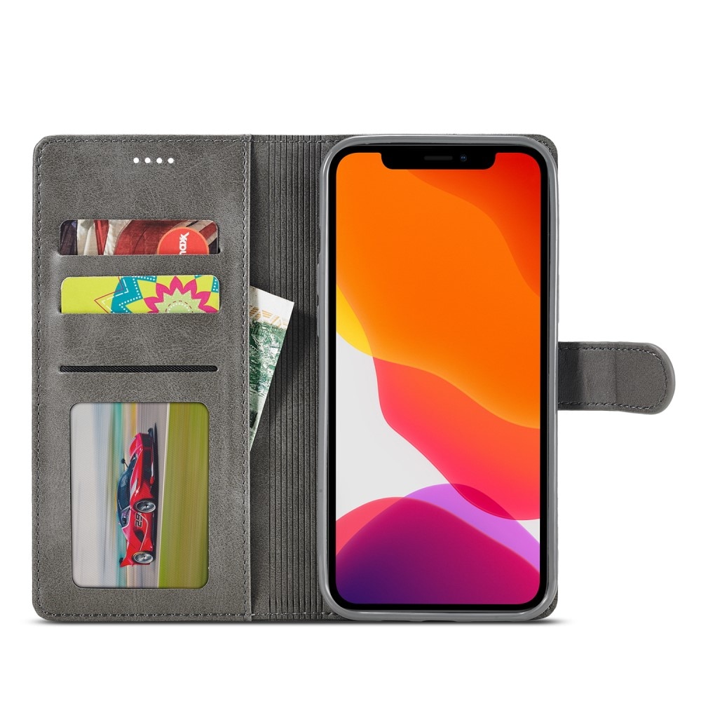 Portemonnaie-Hülle iPhone 13 Pro Grau