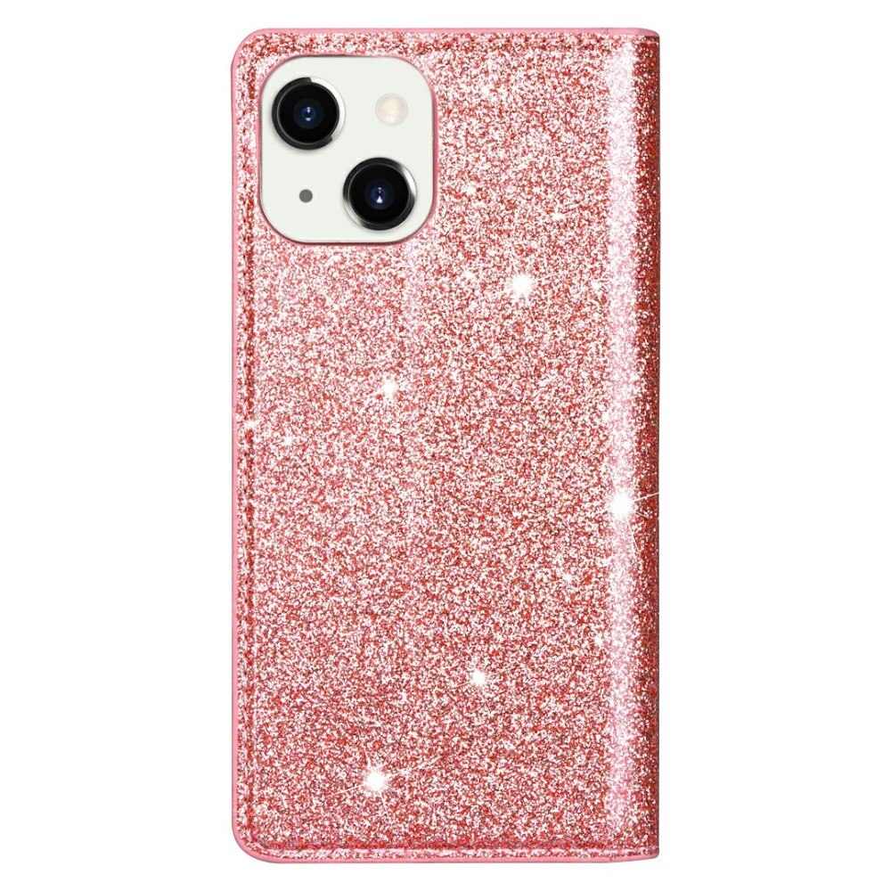 iPhone 13 Glitzernde Handytasche Roségold