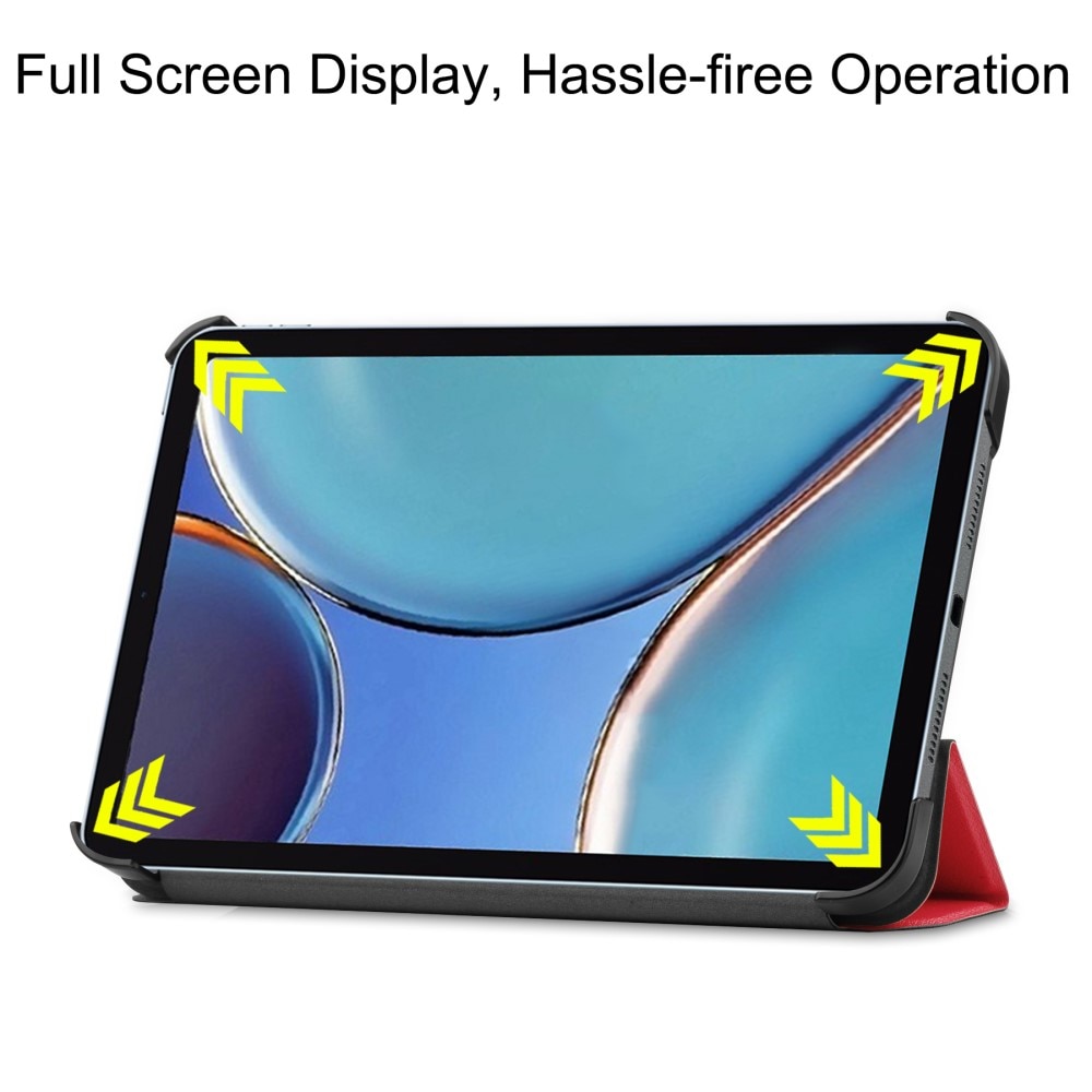 iPad Mini 6th Gen (2021) Tri-Fold Case Schutzhülle rot