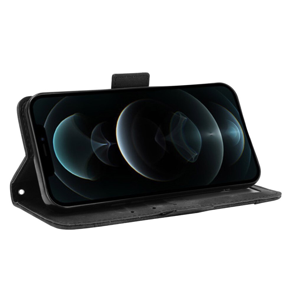 iPhone 13 Pro Multi Portemonnaie-Hülle Schwarz