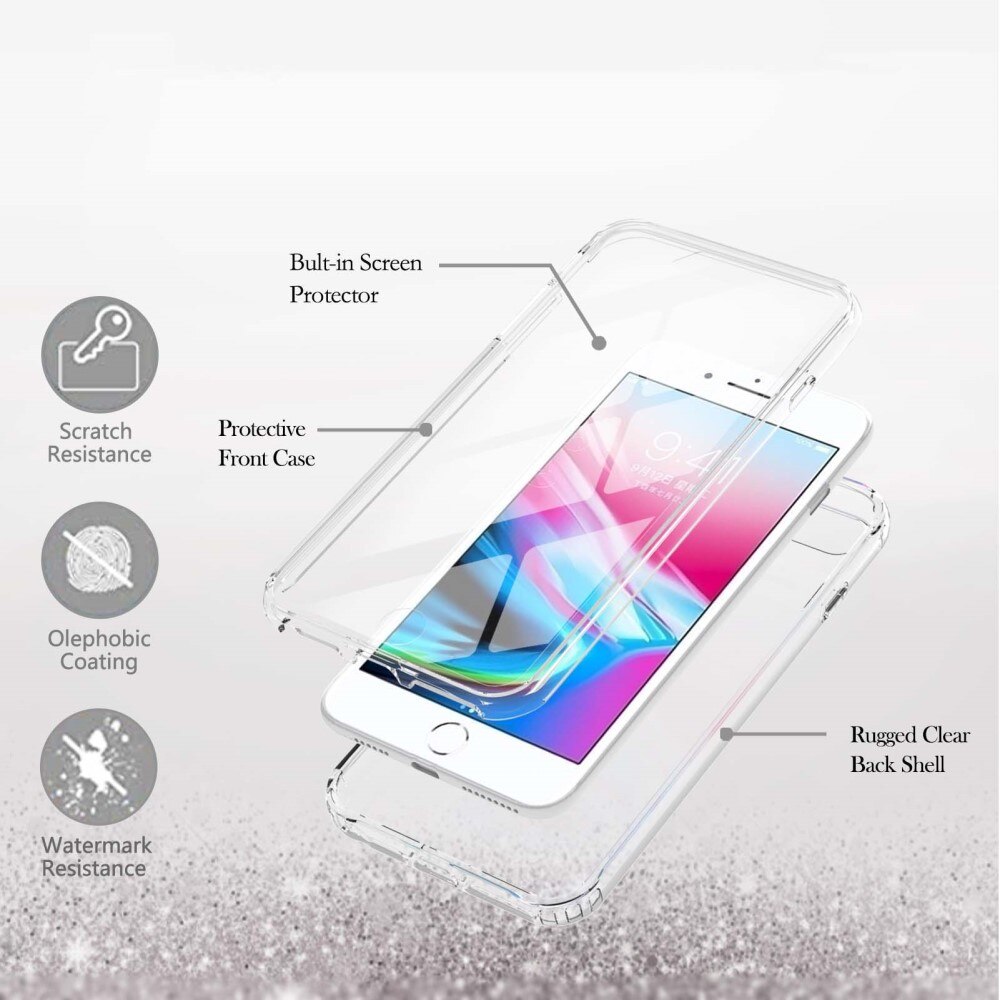 iPhone SE (2020) Full Protection Case transparent