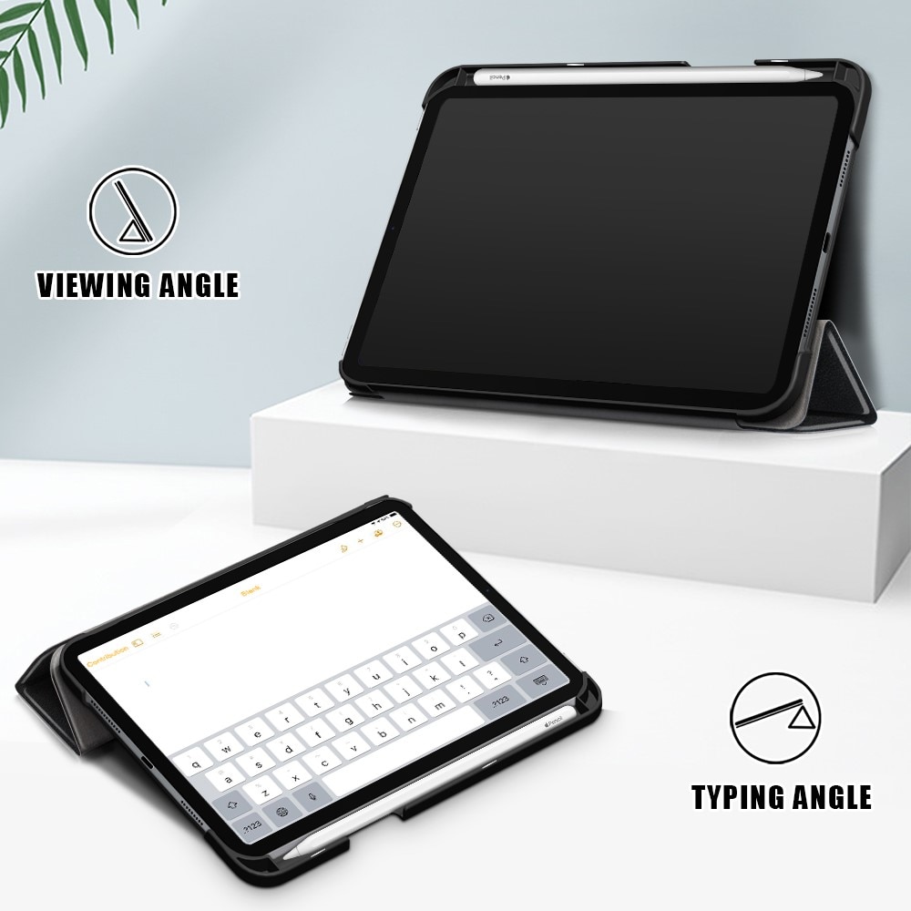 iPad Mini 6th Gen (2021) Tri-Fold Case Schutzhülle mit Touchpen-Halter schwarz