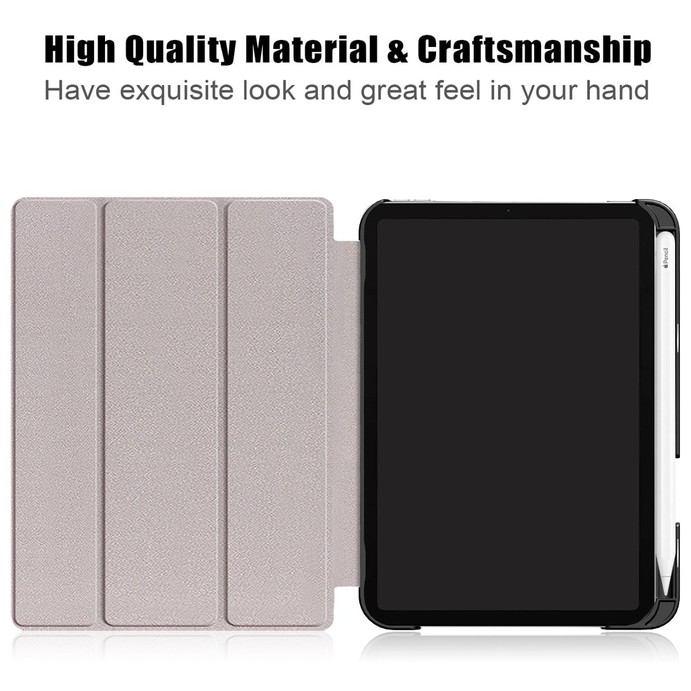 iPad Mini 6th Gen (2021) Tri-Fold Case Schutzhülle mit Touchpen-Halter schwarz