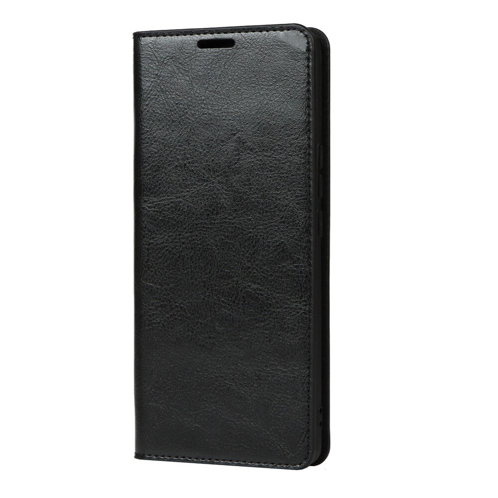 iPhone 13 Handytasche aus Echtem Leder schwarz