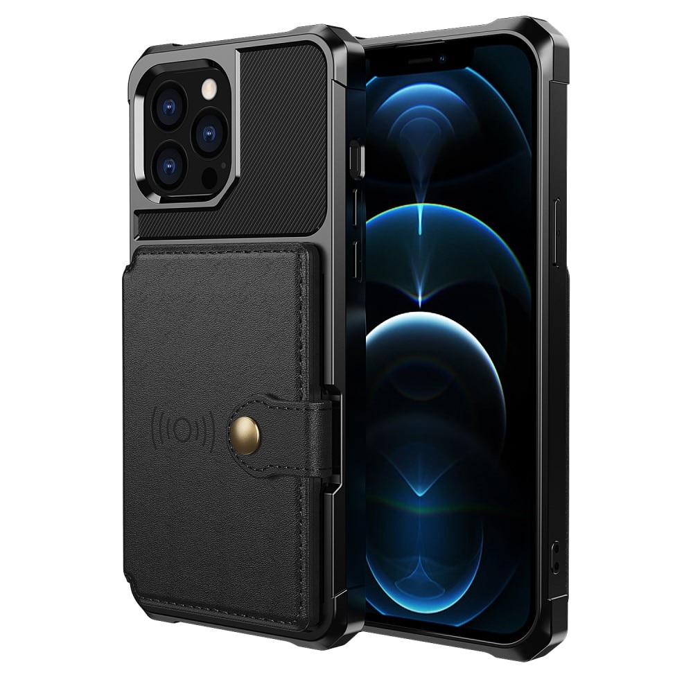 iPhone 13 Pro Max Tough Multi-slot Case Schwarz